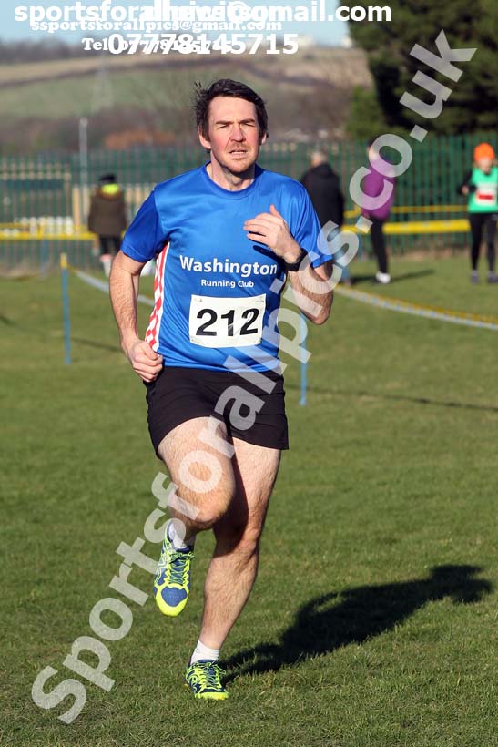 Senior mens 2020 Birtley Cross Country Relay, County Durham.  Photo: David T. Hewitson/Sports for All Pics